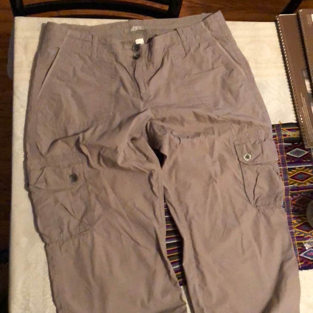 Ann Taylor cargo long pants